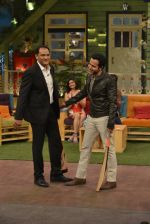 Mohammad Azharuddin, Emraan Hashmi at the promotion of Azhar on location of The Kapil Sharma Show on 22nd April 2016